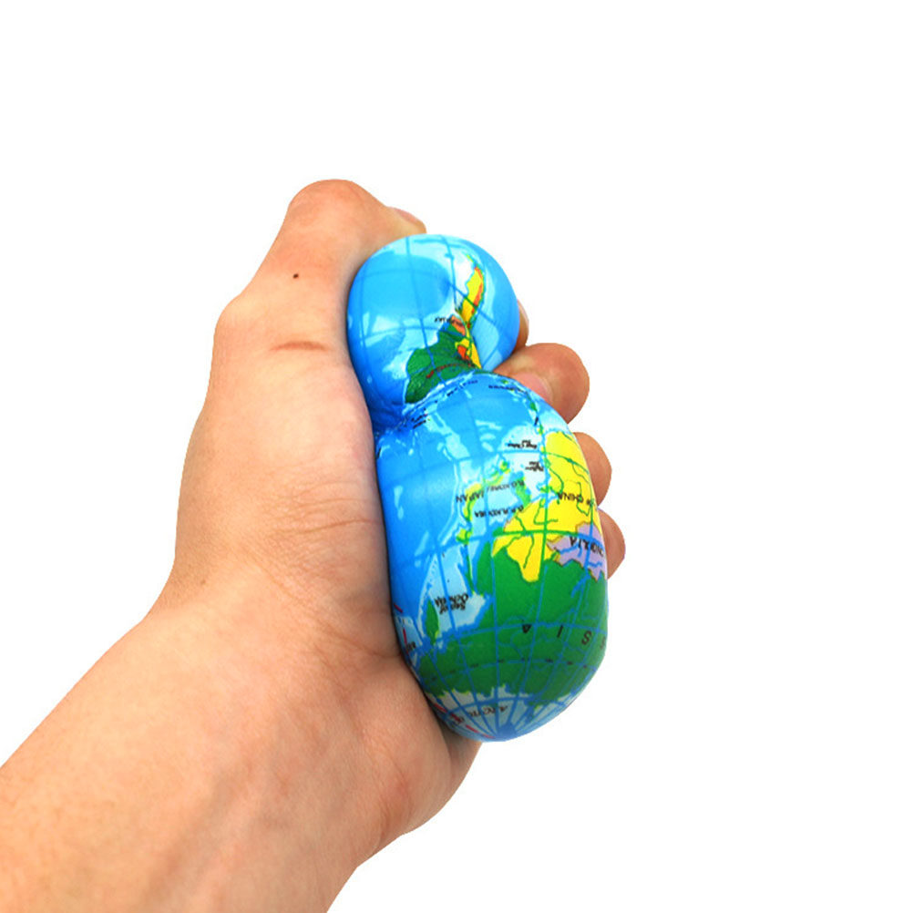 Educational Globe For Kids - 6개 스트레스 볼 어린이용 압력 해소