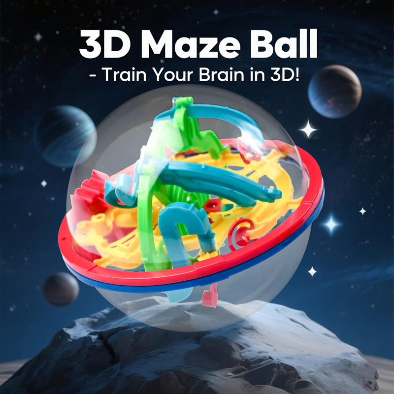Educational Globe For Kids - 3D 매직 볼 미로 두뇌 티저