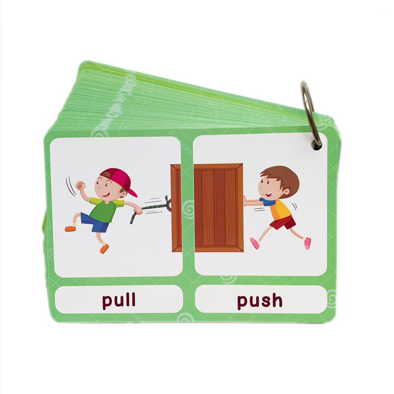 100가지 반대되는 단어 플래시 카드 영어 어휘 카드  - Kids Education Product 리뷰 및 가격