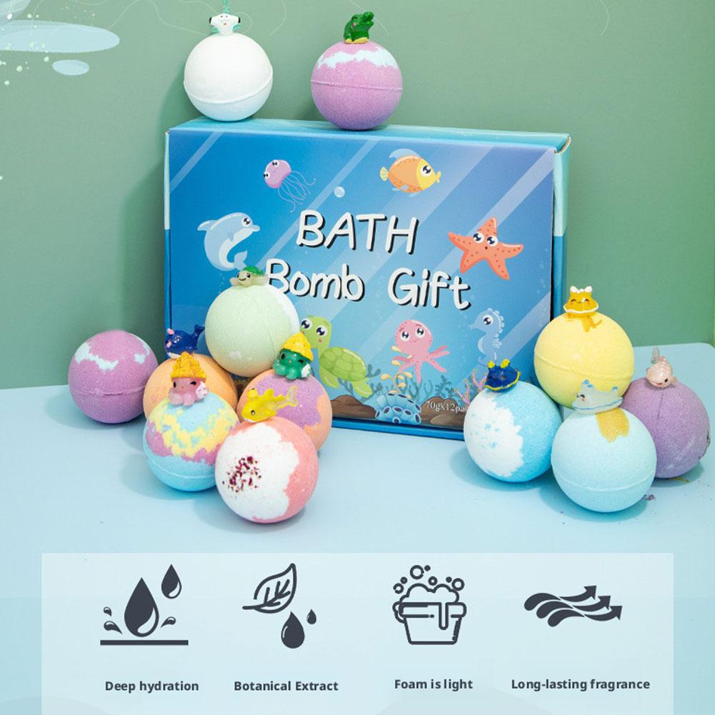 깜짝 선물이 들어있는 어린이용 배쓰밤, 동물 장난감이  - Kids Education Product 리뷰 및 가격