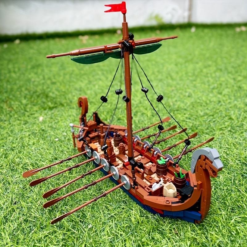 MOC 중세 바이킹 선박 463 PCS 해양 모험 탐색 - Kids Education Allowance 리뷰 및 가격