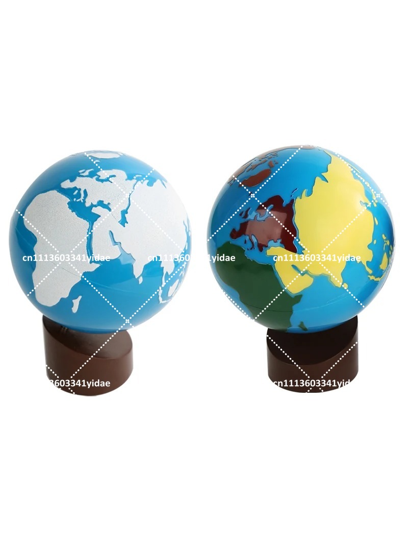 몬테소리 교육용 지구본 세트 - 대륙과 바다 모래 지구 - Educational Globe For Kids 리뷰 및 가격