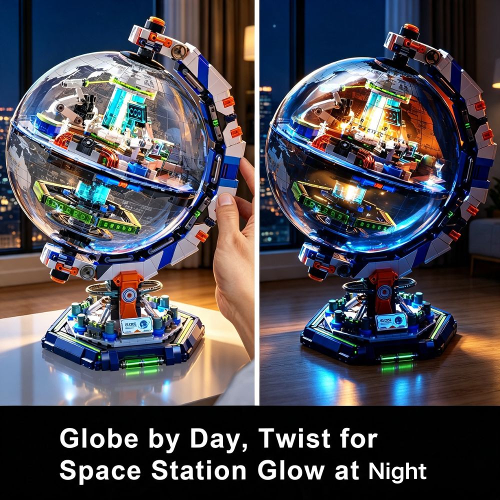 카보월드 1793피스 우주정거장 빌딩 블록 세트 LED - Puzzle Map World 리뷰 및 가격