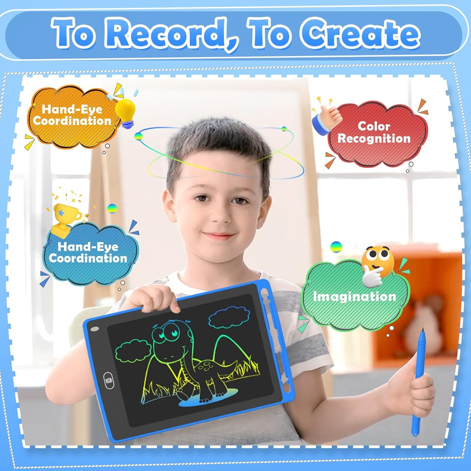 어린이용 LCD 쓰기 태블릿, 8.5인치 다채로운 낙서 - Kids Education Product 리뷰 및 가격